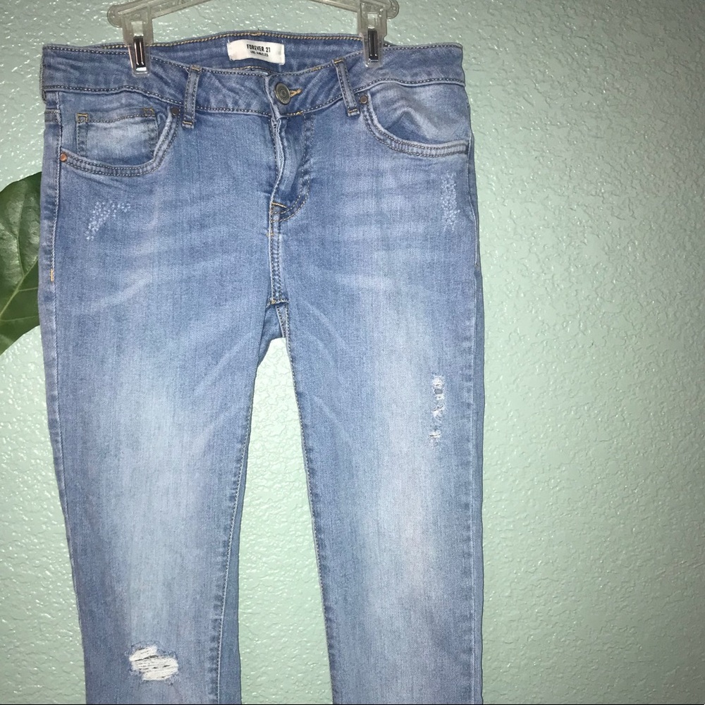 Light blue jeans